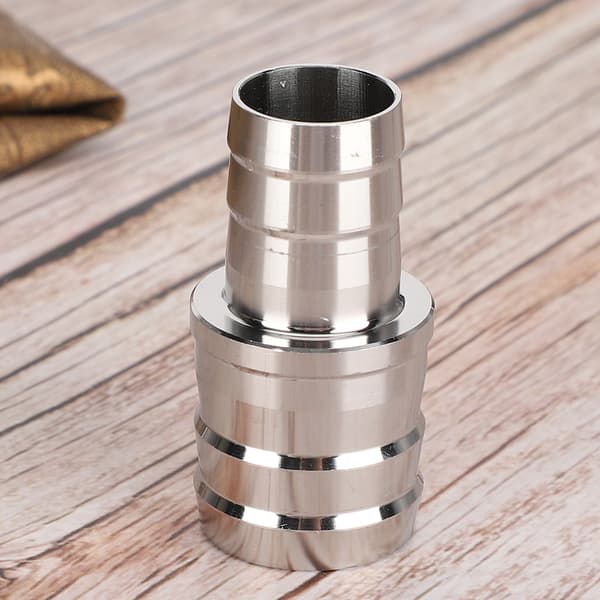 Akvarium rustfritt stål Vannrør Adapter Fittings LED-kontakt for akvarium 16 mm til 20 mm