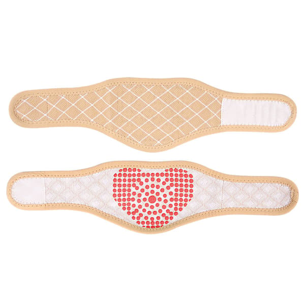 Nackvärmedyna med röda akupunkturpunkter Beige Beige