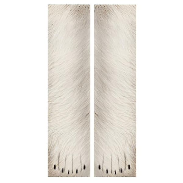 3D Fun Unisex Stretch Print Eläinpyöreät sukat Polar Bear