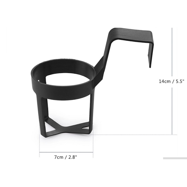 5PCS justerbar hopfällbar mugghållare bil