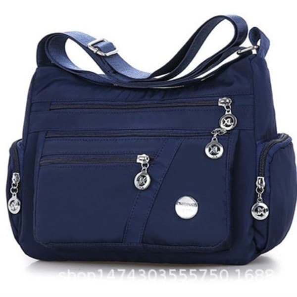 Vattentät Nylon Crossbody-handväska med enkel axel Red