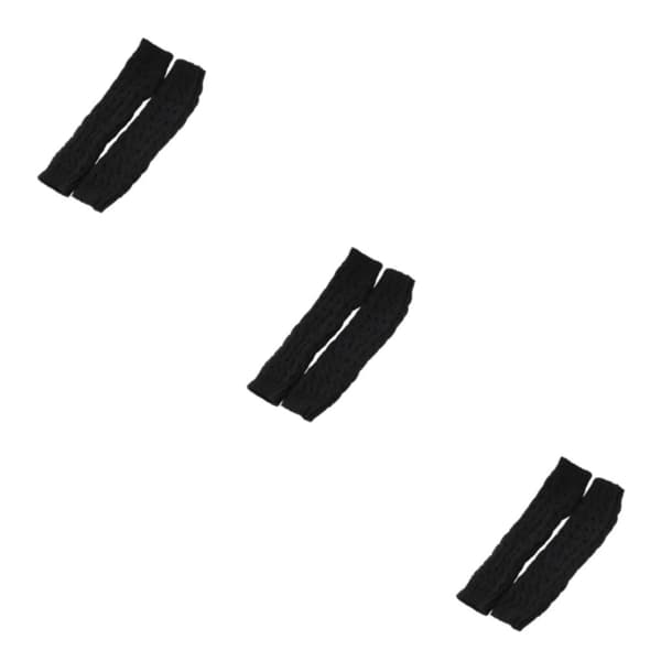 1/2/3/5 Varme og stilfulde strikkede benvarmere til cosplay og sort 42cm black 42cm 3Set
