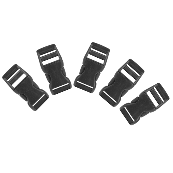 40 st/set Plast Sidofrigörande Konturerade Spännen för Paracord Armband/Väska/Husdjursbälte 0.3