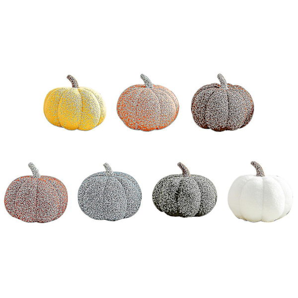 Halloween Pumpa Kudddekor, Pumpa Plysch Kudde Fleece Fyllda Pumpor Dekoration Halloween Pumpor Skast Kudde Till Soffan, Mjuk Halloween Pump orange orange 7.87*3.93in