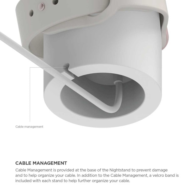 Apple Watch -teline, pidike, valkoinen white