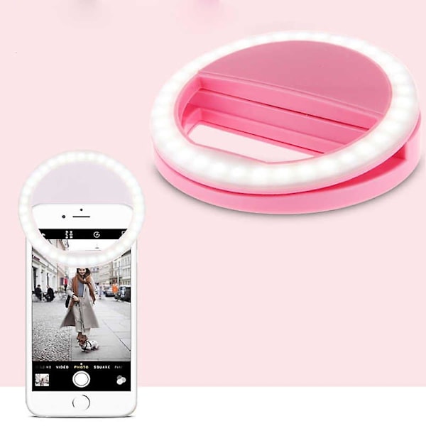 Selfie Ring Light Led Smart Light 3 lägen Dimbar USB
