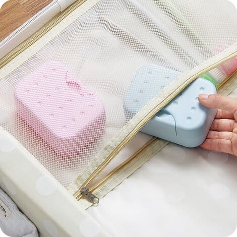 1 stk Plast såpeboks for baderomsreiser, fotturer, camping med,