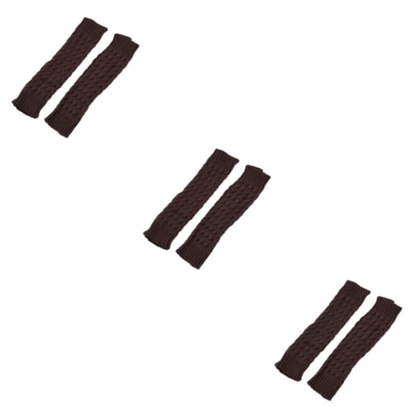 1/2/3/5 Varme og stilfulde strikkede benvarmere til cosplay og kaffe 42cm coffee 42cm 3Set