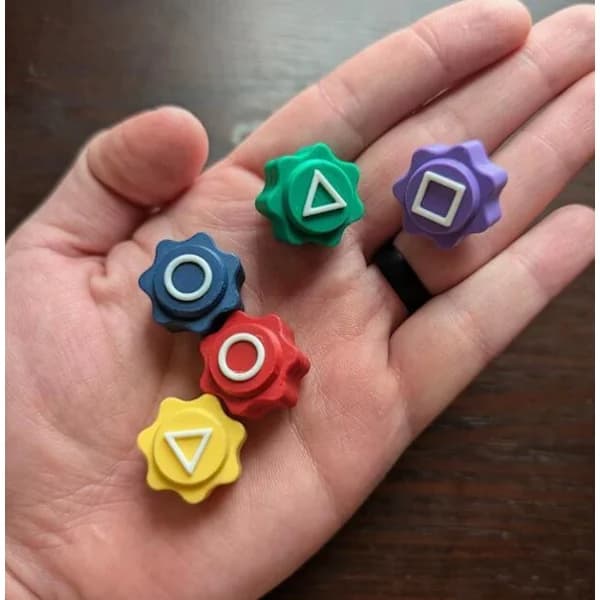 Koreansk Tradisjonelt Spill, Gonggi Stein-Kastespill, Stein-Fangespill 5 dice + base