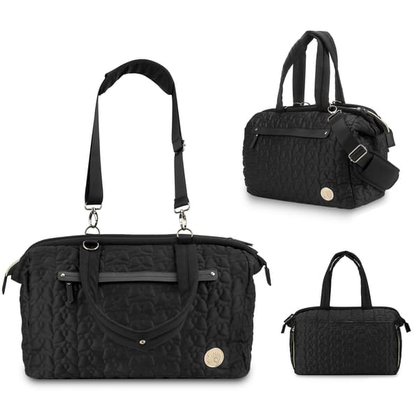 Musta vauvanhoitolaukku