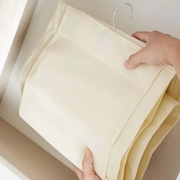 Hengende Skoskap Garderobeorganisator beige
