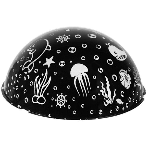 Stjärnprojektor - Galaxylampa - Undervattensprojektor - Black Svart