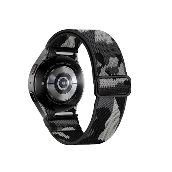 Samsung Galaxy Watch 6-Armband med Justerbart Spänne Kamouflage Camouflage