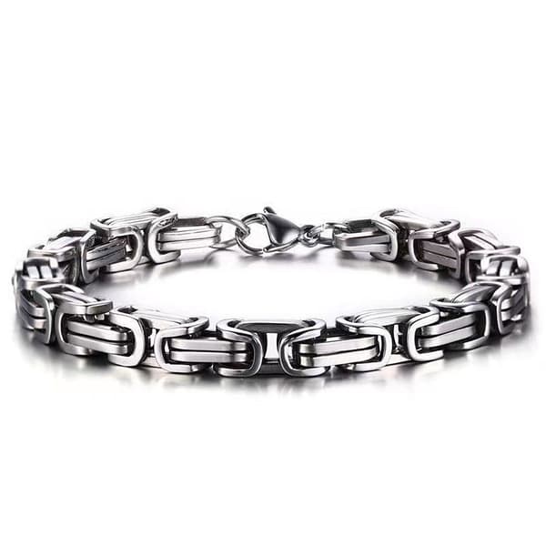 Rustfritt stål lenkekjede herrearmbånd: Armbånd laget for menn, til jul, bursdag