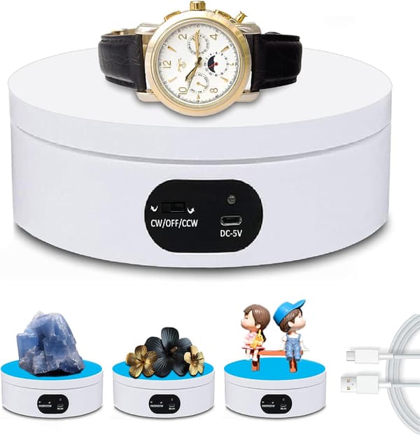 Elektrisk Drejeskive, Elektrisk Roterende Displaystand, 360° Automatisk