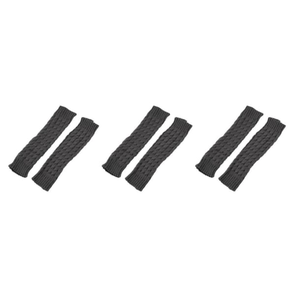 1/2/3/5 Varme og stilfulde strikkede benvarmere til cosplay og mørkegrå 42cm dark grey 42cm 3Set