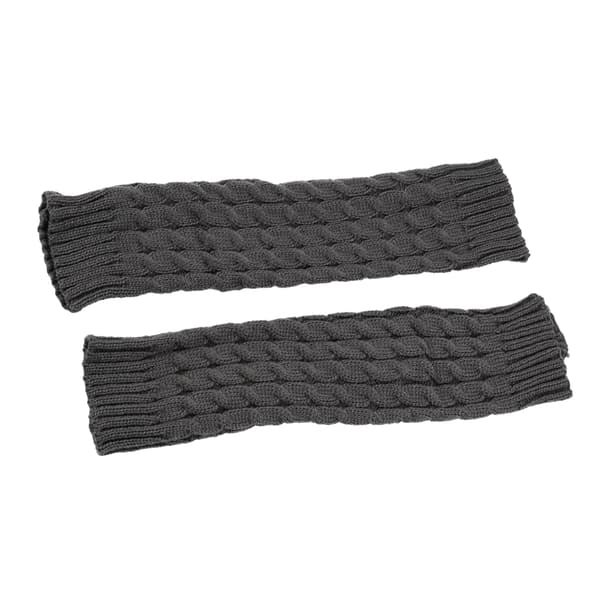 1/2/3/5 Varme og stilfulde strikkede benvarmere til cosplay og mørkegrå 42cm dark grey 42cm 2Set