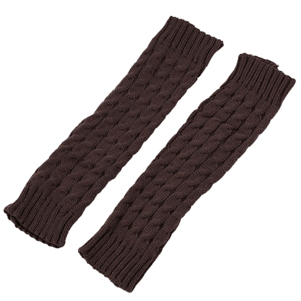 1/2/3/5 Varma och snygga stickade benvärmare för cosplay och coffee 42cm coffee 42cm 1Set