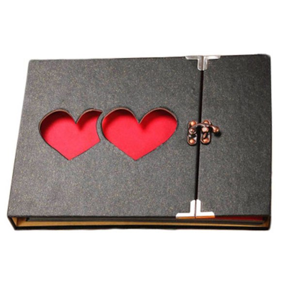 Scrapbook Fotoalbum Handgjort Minnesbok För Jubileumsgåva {db}