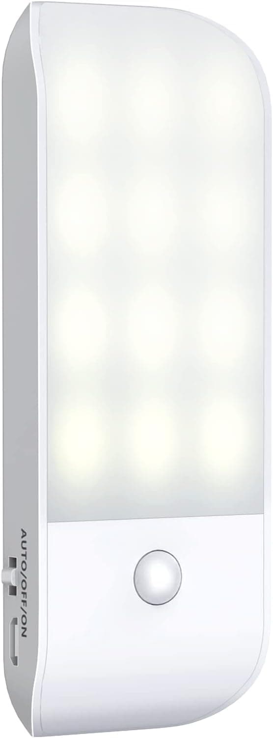 Automatisk led nattljus, USB uppladdningsbar rörelsesensor Ni