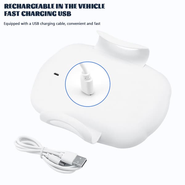 LED Sminkespeil for Bilvisir Dimbar Speil Oppladbar Sminkespeil hvit white