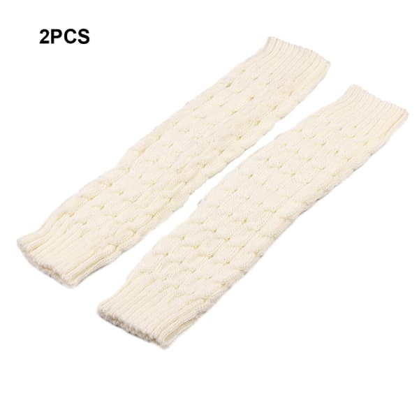 1/2/3/5 Varme og stilfulde strikkede benvarmere til cosplay og hvid 42cm white 42cm 1Set