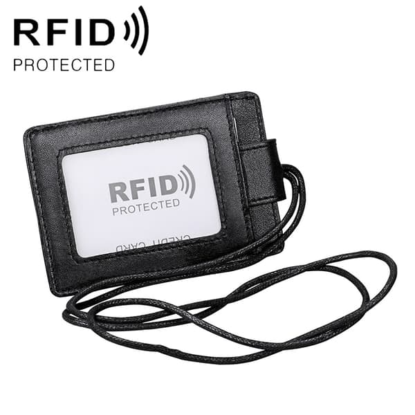 RFID kortholder med nakkestropp og ID-brikke