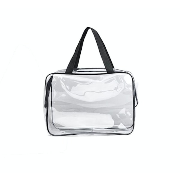 Necessär genomskinlig transparent sminkväska - Clear Transparent Transparent