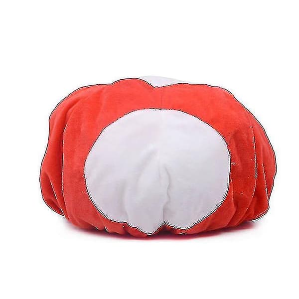 19*30cm Toad Mushroom Grön och Röd Het Cartoon Cosplay Hatt Söt Mjuk Fylld Bomullshatt för Vänner Present Red