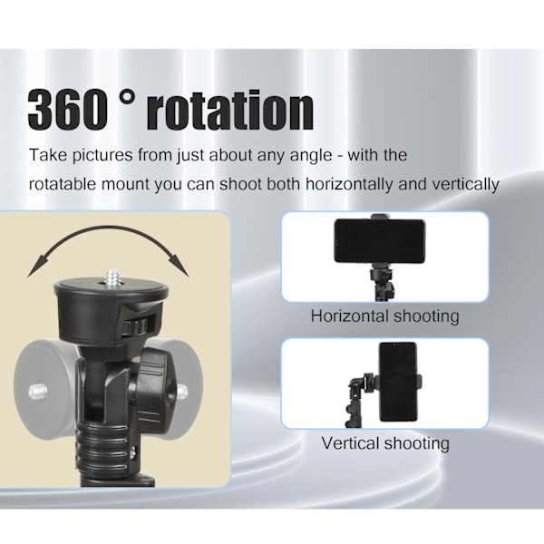 Mobilstativ / kamerastativ selfiepinne tripod (45-160 cm)