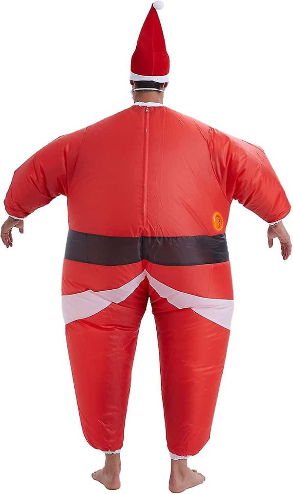 Oppustelig julemandsdragt Halloween oppustelig kjole