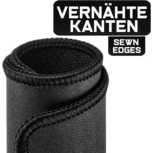 XXL Gaming Musmatta - 900 x 400 mm - Kantlös - Halkfri - XXL Extra Lång Musmatta - Skrivbordsunderlägg - Svart