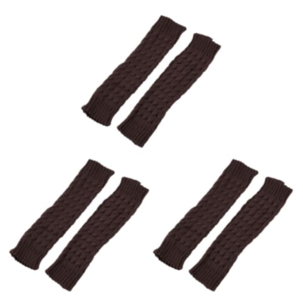 1/2/3/5 Varme og stilfulde strikkede benvarmere til cosplay og kaffe 42cm coffee 42cm 3Set