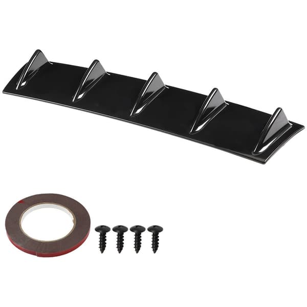 Universal bil bageste kofanger chassis hajfinne spoiler vinge læbe diffusor (M)