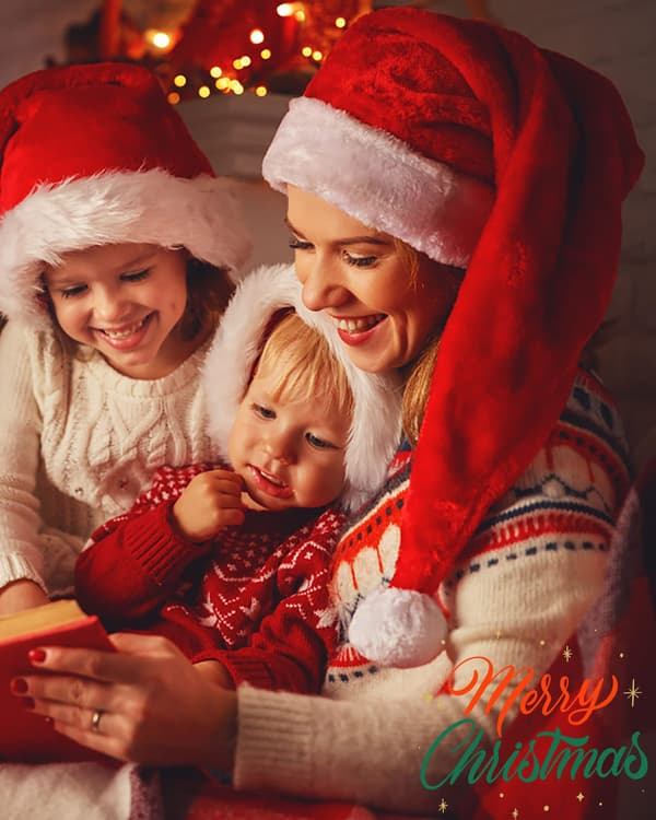 Julemandshat til Voksne Lang Plys Julehat til Jul Nytår Festlige Festartikler - Lilla