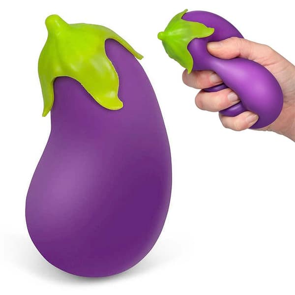 Stressboll / Klämboll - Aubergine Purple Lila