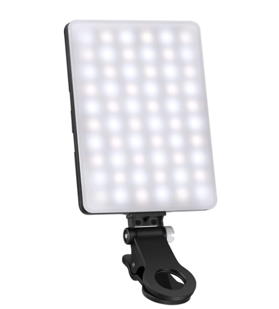 60 LED Høykvalitets Oppladbar Clip-on Videolampe