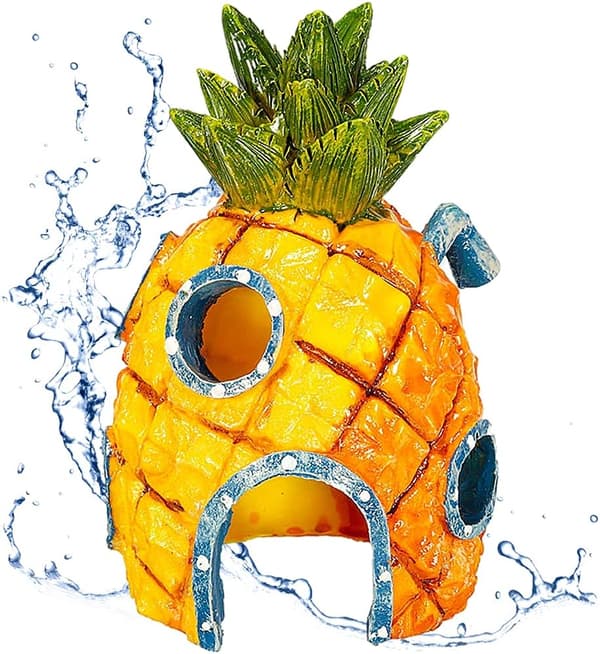 Akvariedekoration, Ananas hus, undervattenslandskap