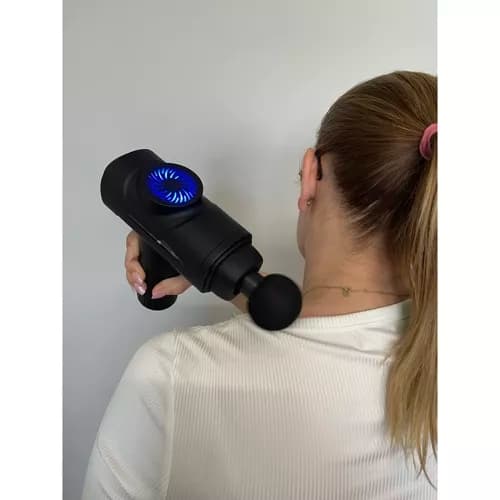 Hierontapistooli / Lihaspistooli / Massage Gun - Langaton Black Svart