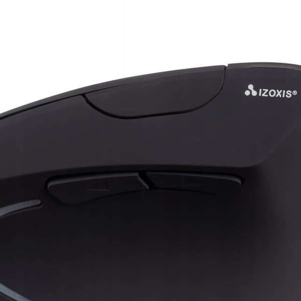 Vertikal Mus - Ergonomisk - Trådløs Black Svart