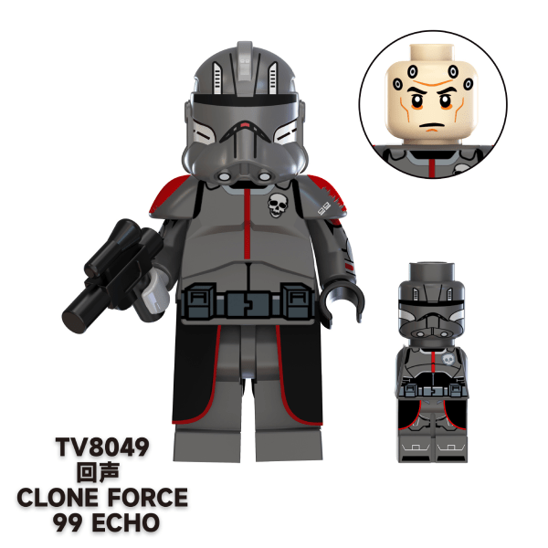 Star Wars Clone Trooper Minifigur Action Byggstenar Leksaker