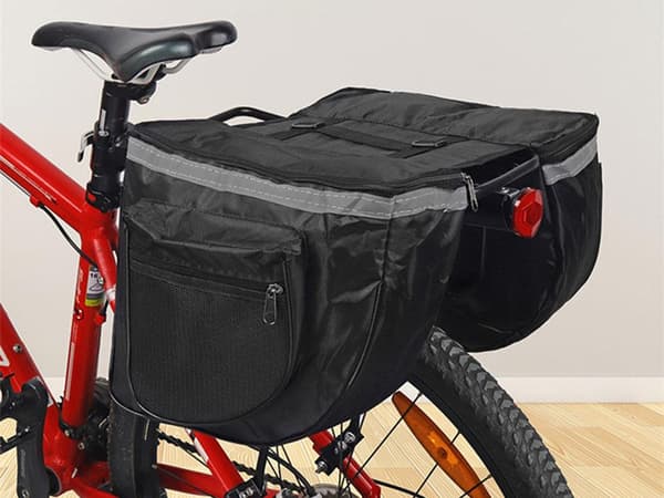 Cykeltaske 28L / Opbevaring til Cykel - Fastgøres til Bagagebærer 503
