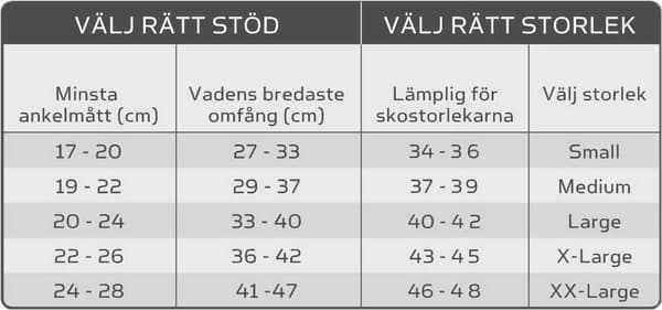 2-pakning Støttestrømper Mild Kompresjon Svart Svart 37-39