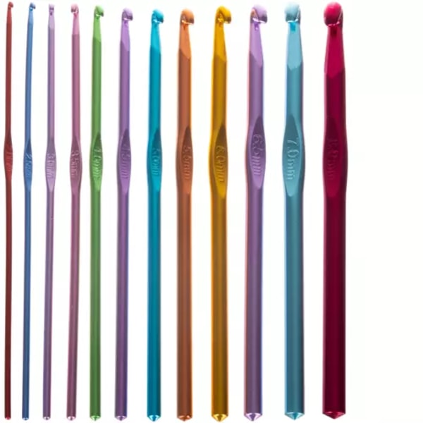 Komplett Virkset med 86 Delar i Förvaringsväska flerfärgad multicolor