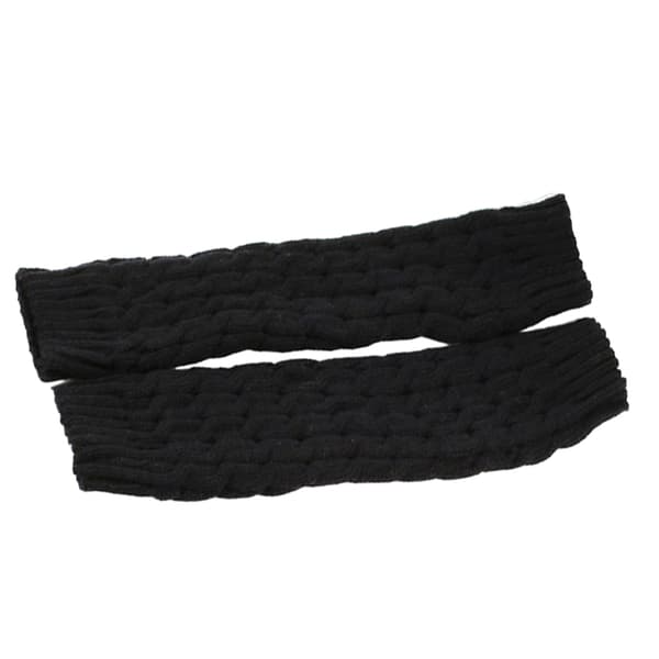 1/2/3/5 Varme og stilfulde strikkede benvarmere til cosplay og sort 42cm black 42cm 5Set