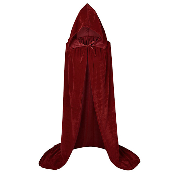 Sanderson Sisters Cape Mary Sarah Winif Kostume Jul Voksne Børn Middelalderkappe red 3XL