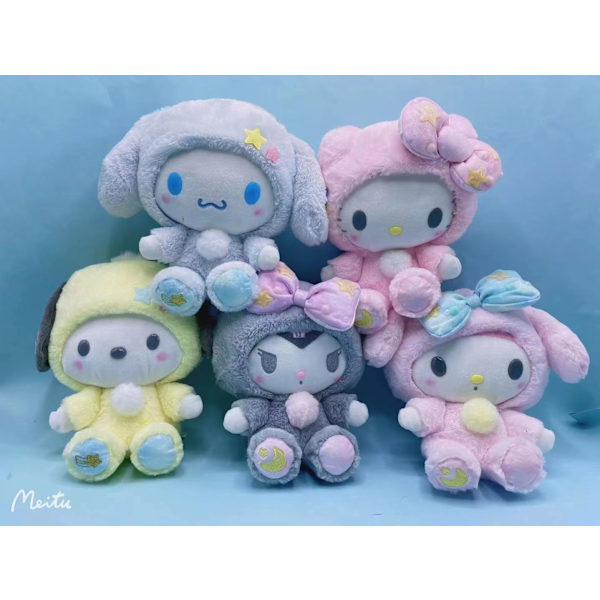 Tegneserie bløde udstoppede dukker Pude Plys Fødselsdagsgaver Legetøj Kitty 15 cm - Perfekt PC Dog 23cm