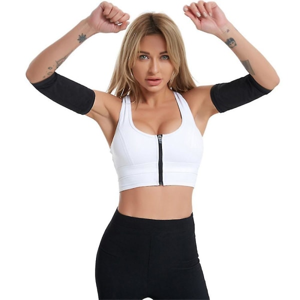 1 par Dam Arm Shaper Bantning Trimmer Shapers Armkontroll Shapewear Träning Fitness Sleeve Slimmer Arm Viktminskningsverktyg 2022,blå L XL
