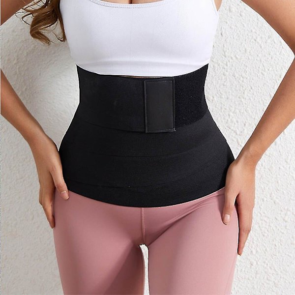 Taljetræner Shaperwear Bælte Elastik Kvinder Slankende Maveomslag Modstandsbånd Cincher Body Shaper Fajas Kontrolstrop 3/4/5m,10cm Almindelig 2m