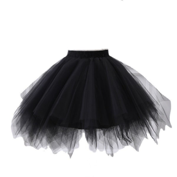 Naisten Tutu Party Dance Tyllihame Lyhyt M BLACK